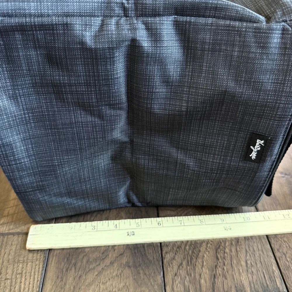 Gray Insulated Lunch Cooler Bag - Compact Carry Tote